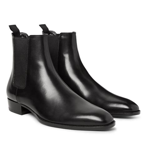 leather Chelsea boots